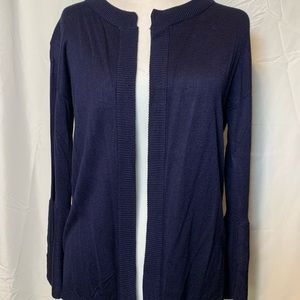 Karissa & Me Navy Bell Sleeve Cardigan Size S New With Tags (W140,41,42)